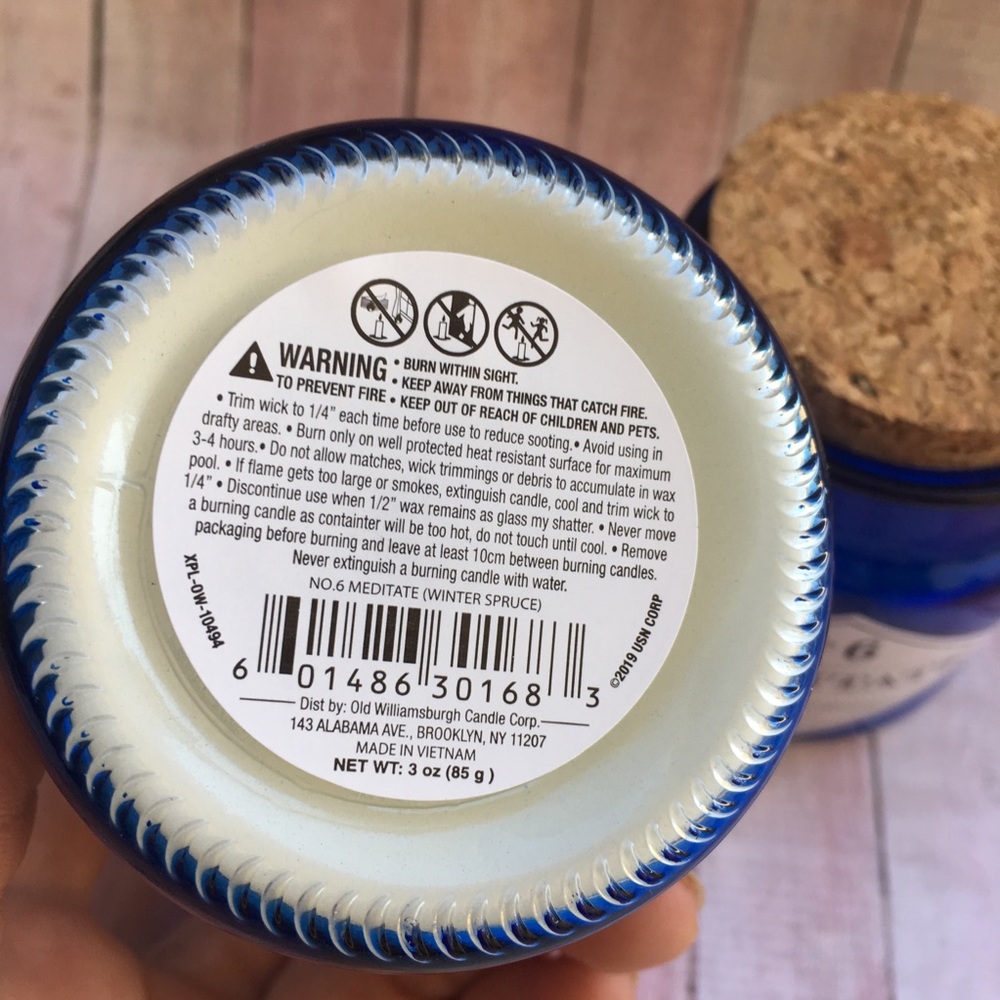 🔴 5/$25 2 candle Meditate set relax spa pine - Picture 4 of 7